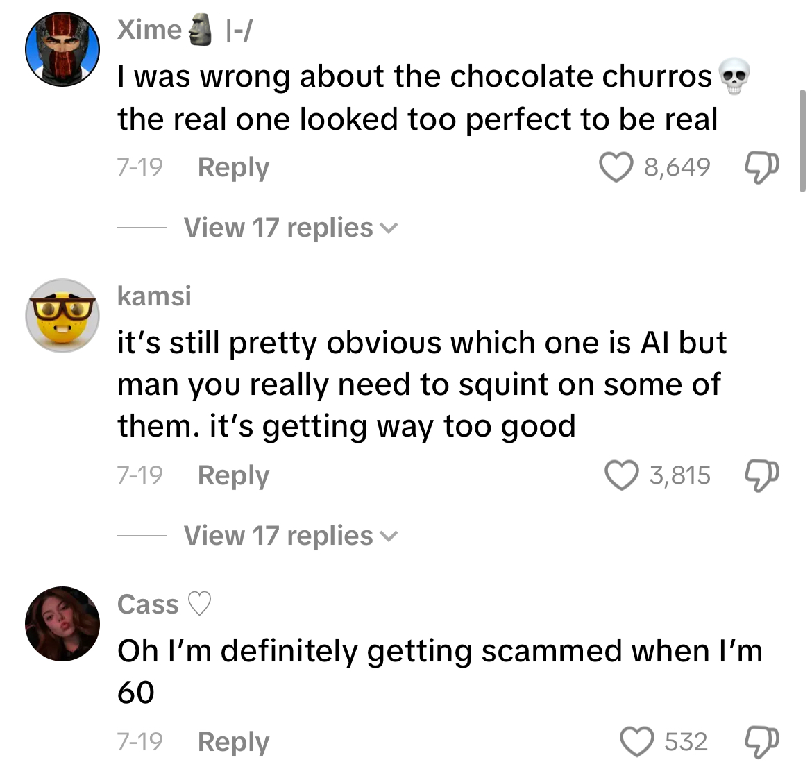 comments section